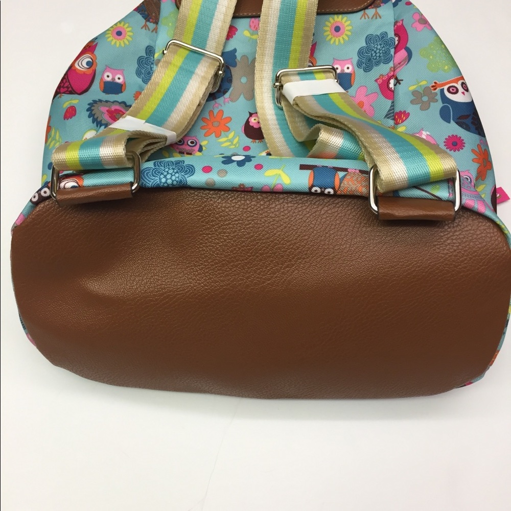 Lily Bloom Owl π¦Always Love β€οΈ You Backpack Teal - Picture 4 of 8